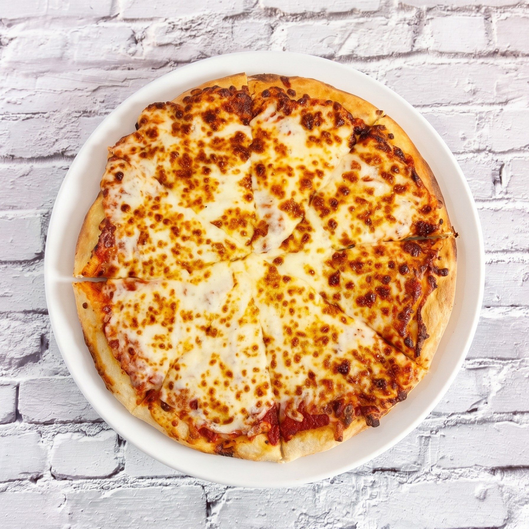 Plain Cheese Pizza.