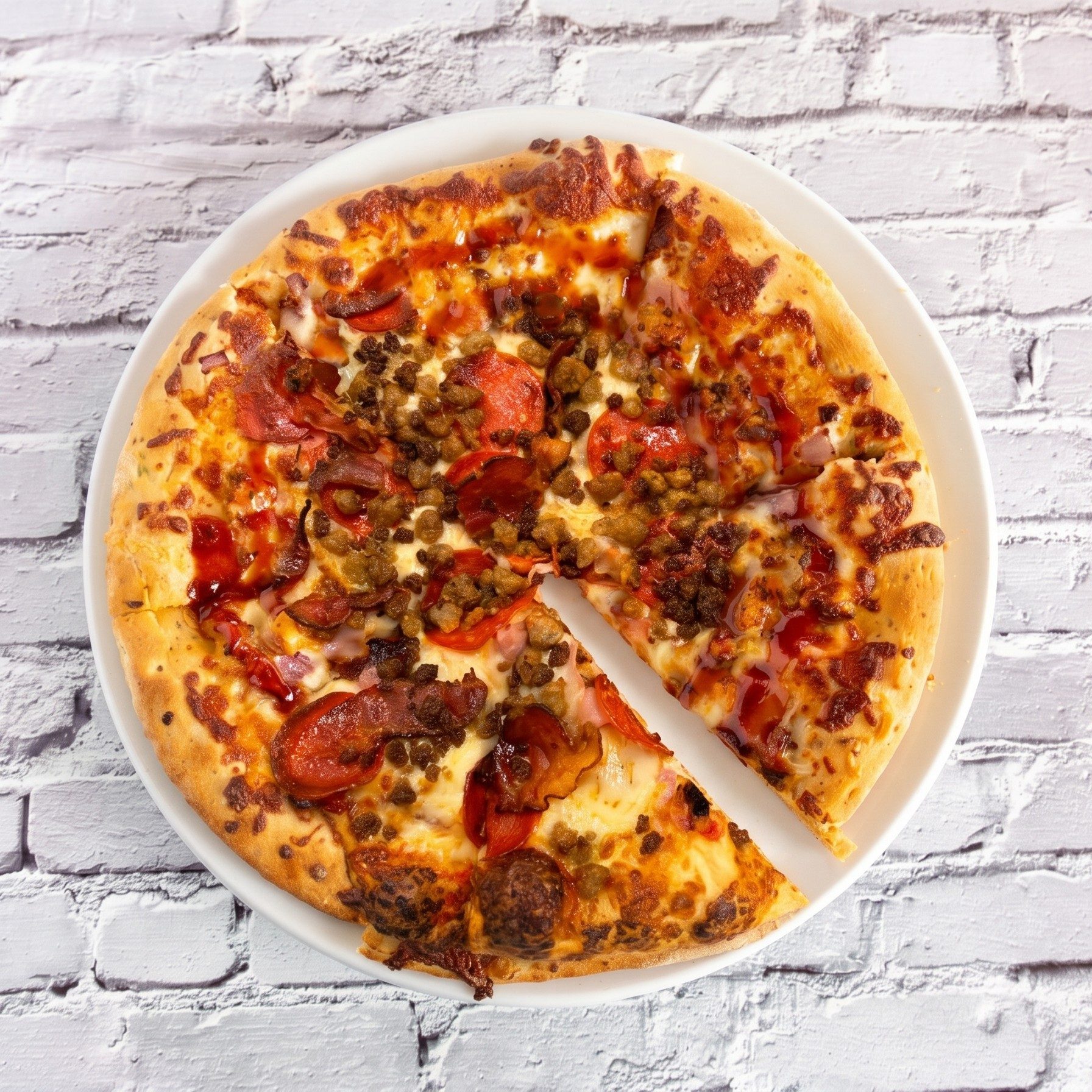 Carnivore Pizza.
