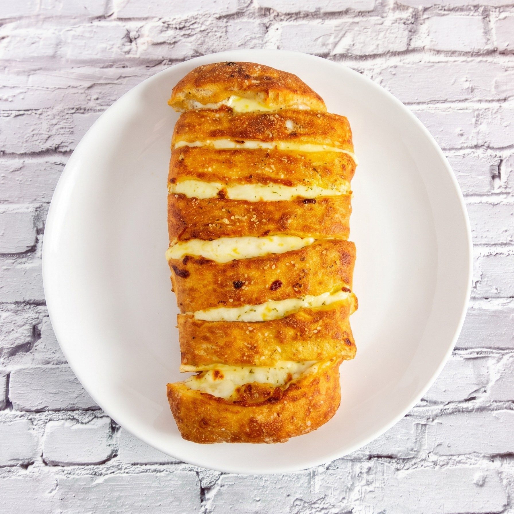 Mancino's Stuffed Cheese Bread.