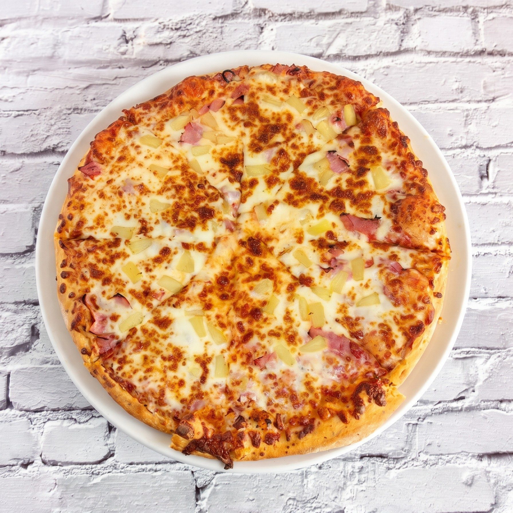 Hawaiian Delight Pizza.