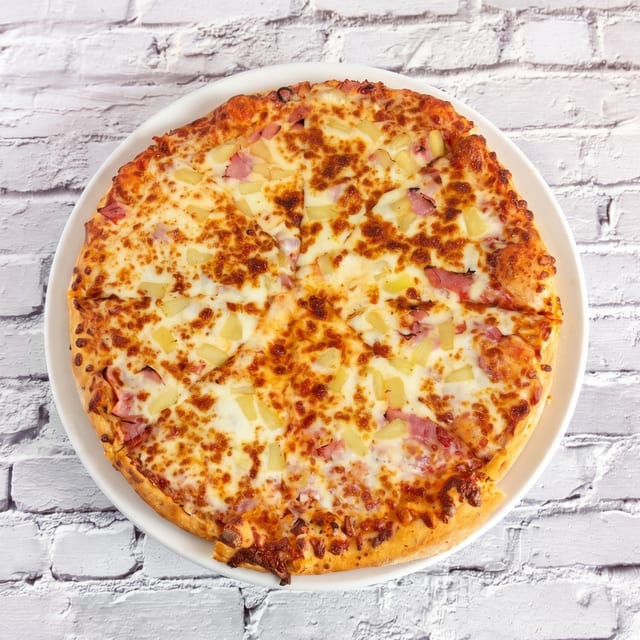 Hawaiian Delight Pizza.