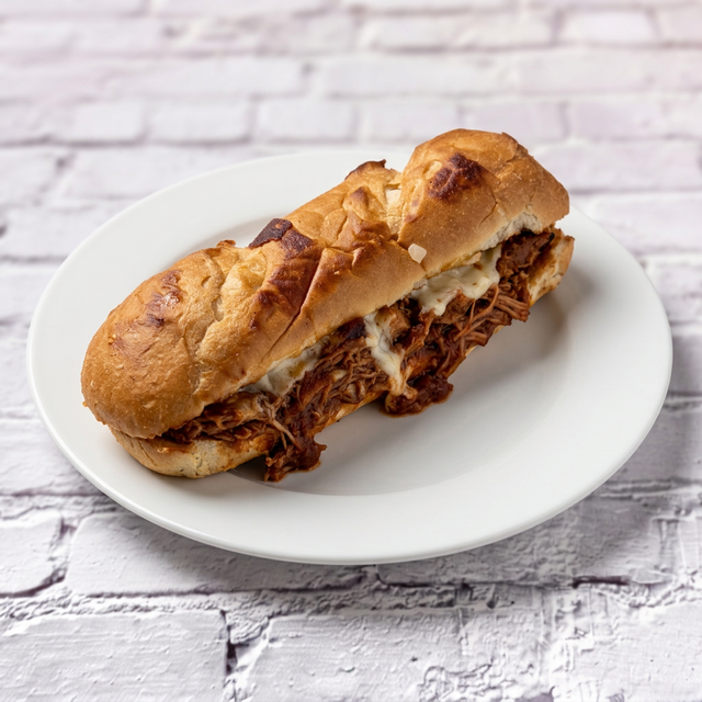 BBQ Pork Grinder.